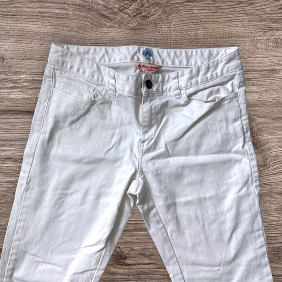 BROOKS BROTHERS 1818 White Classic Stretch Straight Leg Denim Jeans Preppy 4 - Picture 3 of 7